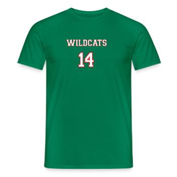 EAST HIGH WILDCATS (ENGLISCH) 14 - Männer T-Shirt - Kelly Green - Vorne - AI Model Male 178 dark (178cm)