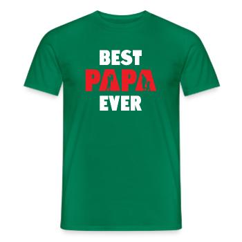 Bester Papa aller Zeiten - Männer T-Shirt - Kelly Green - Vorne - AI Model Male 178 dark (178cm)