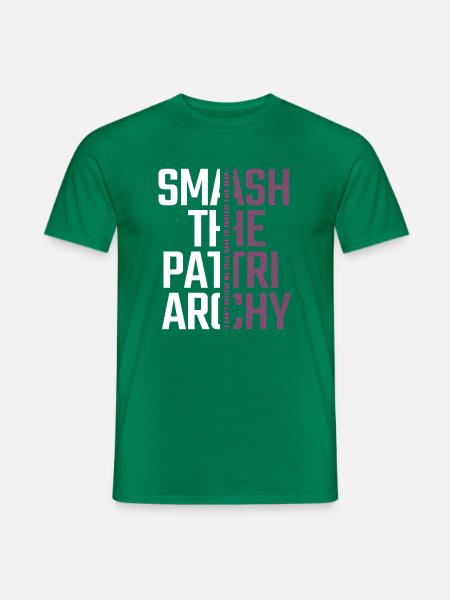 Smash the Patriarchy - Kampf um Gleichberechtigung - Männer T-Shirt - Kelly Green
