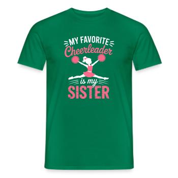 Cheerleader Saying Funny Cheerleader Gift - Men's T-Shirt - kelly green - Front - AI Model Male 178 dark (178cm)