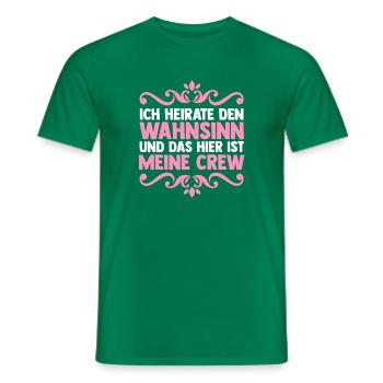 Bachelor Party Team Bride Hen Party - Men's T-Shirt - kelly green - Front - AI Model Male 178 dark (178cm)