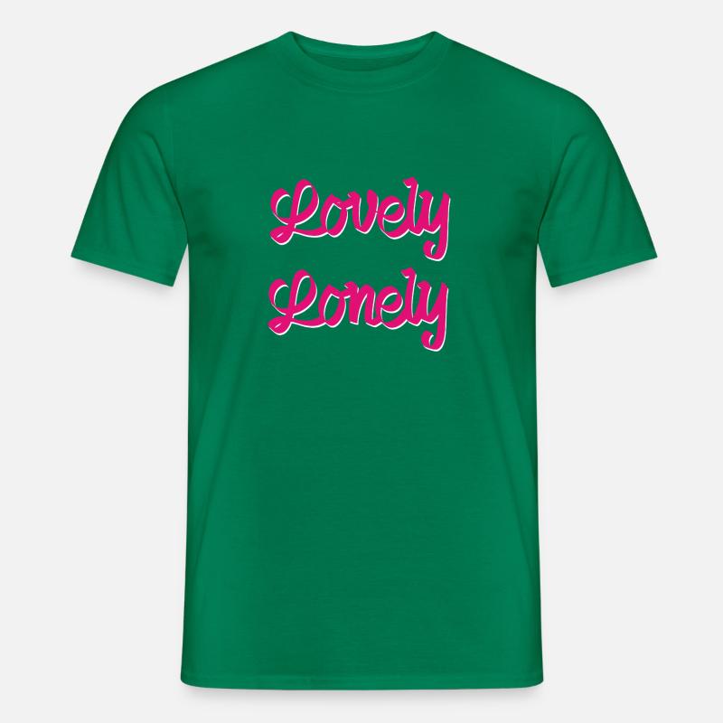 Schön einsam - Männer T-Shirt - Kelly Green