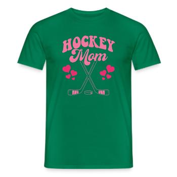 maman hockey - T-shirt homme - vert - Devant - AI Model Male 178 dark (178cm)