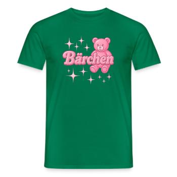 Bear / Y2K Nickname Statement Design - Men's T-Shirt - kelly green - Front - AI Model Male 178 dark (178cm)