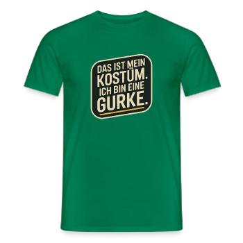 Concombre C’est mon concombre Costume Carnaval Carnaval - T-shirt homme - vert - Devant - AI Model Male 178 dark (178cm)