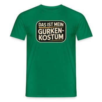 Concombre C’est mon concombre Costume Carnaval Carnaval - T-shirt homme - vert - Devant - AI Model Male 178 dark (178cm)