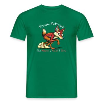 McPush raté Maître du raté - T-shirt homme - vert - Devant - AI Model Male 178 dark (178cm)