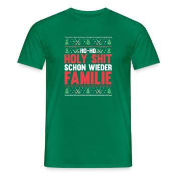Weihnachtsmann Weihnachtszeit Weihnachts - Männer T-Shirt - Kelly Green - Vorne - AI Model Male 178 dark (178cm)