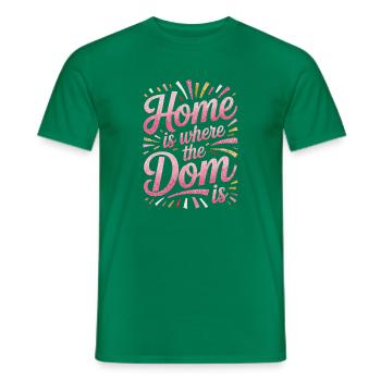 Köln Home Is Where The Dom Is Kölner Karneval Köln - Männer T-Shirt - Kelly Green - Vorne - AI Model Male 178 dark (178cm)