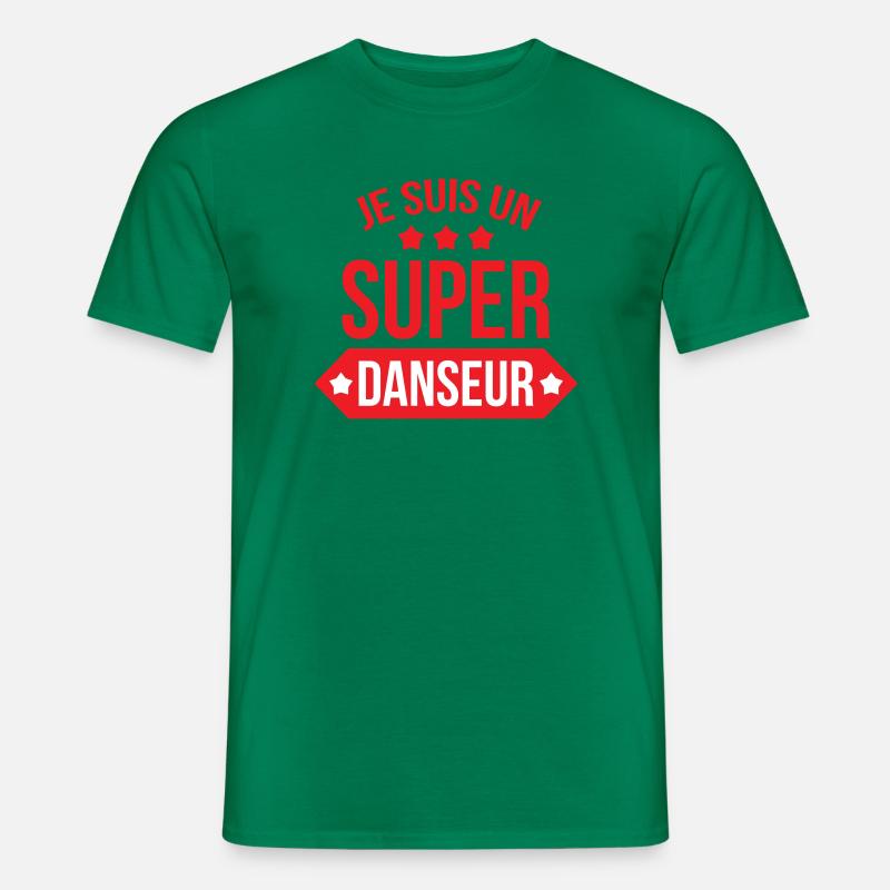I'm a great dancer - Men's T-Shirt - kelly green