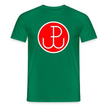 Kotwica Poland - Men's T-Shirt - kelly green - Front - AI Model Male 178 dark (178cm)