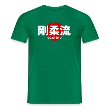 Goju Ryu Karate Martial Art GYM Japanisches Kanji - Männer T-Shirt - Kelly Green - Vorne - AI Model Male 178 dark (178cm)