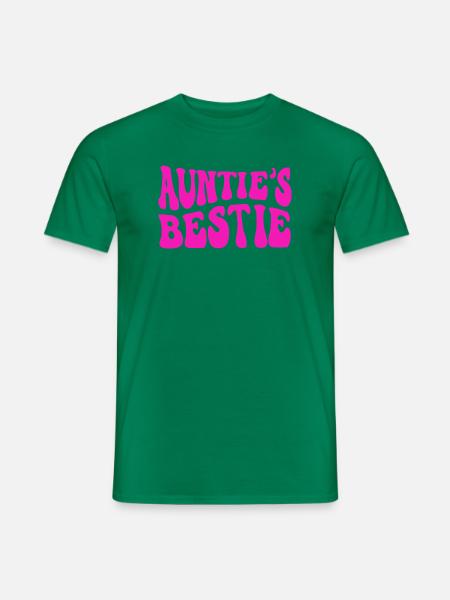 Auntie's Bestie, Nichte, Neffe Geschenkidee - Männer T-Shirt - Kelly Green