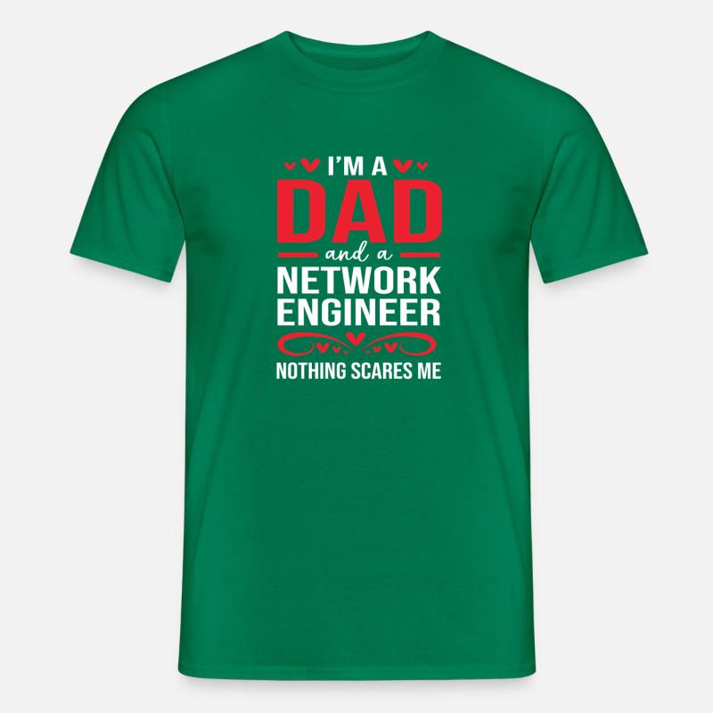Nätverksingenjör, programmerare, datavetare - T-shirt herr - kellygrön