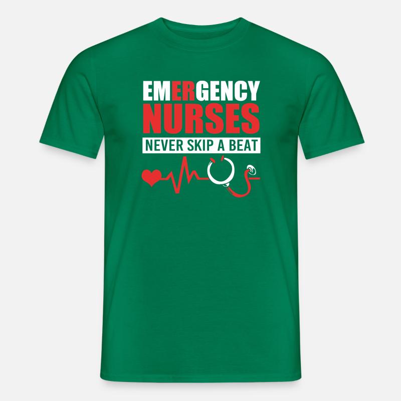 Notfall Krankenschwester - Männer T-Shirt - Kelly Green