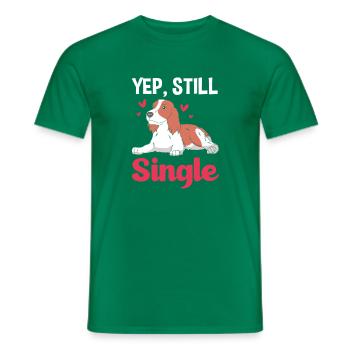 Springer Spaniel - Men's T-Shirt - kelly green - Front - AI Model Male 178 dark (178cm)