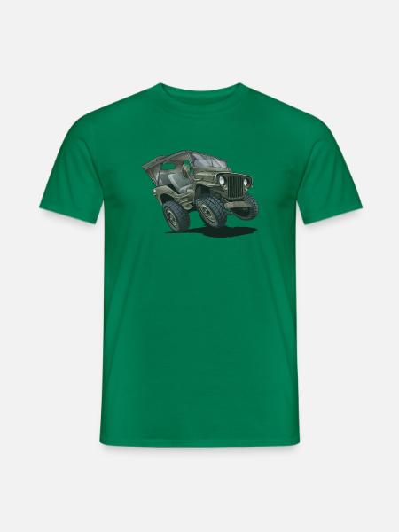 Willys MB Geländewagen mit Verdeck | RCCX - Männer T-Shirt - Kelly Green