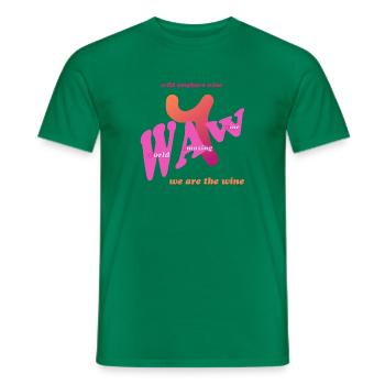 waw - Wild Amphora Wine - T-shirt homme - vert - Devant - AI Model Male 178 dark (178cm)
