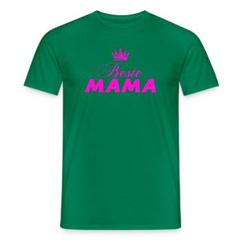 Beste Mama  - Männer T-Shirt - Kelly Green - Vorne - AI Model Male 178 dark (178cm)