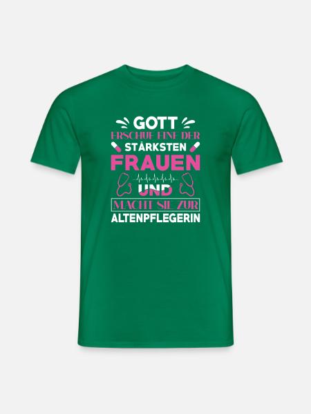 Altenpflege Pfleger Pflegepersonal Pflegekraft - Männer T-Shirt - Kelly Green