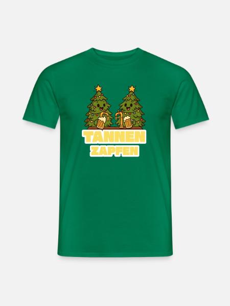 Tannen Zapfen Bierduo - Männer T-Shirt - Kelly Green