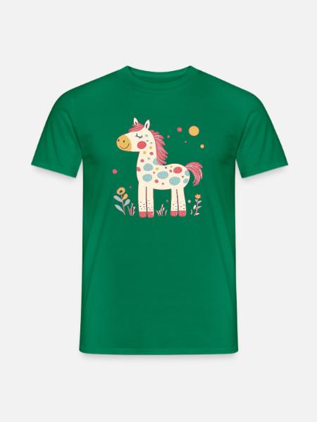 Pony bunt - Männer T-Shirt - Kelly Green