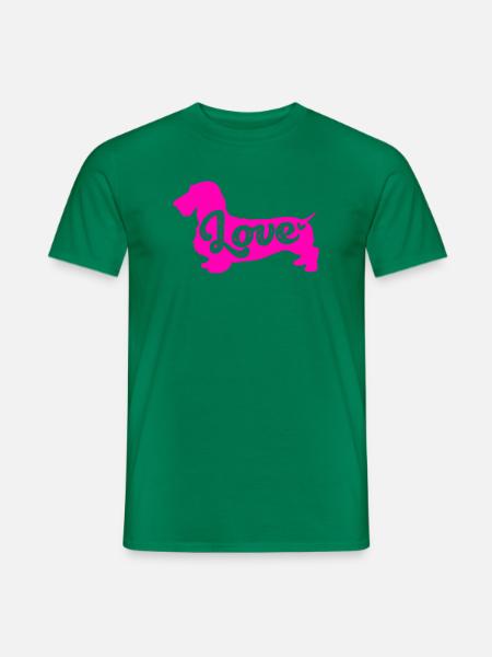 Dachshund Rauhaardackel - Männer T-Shirt - Kelly Green