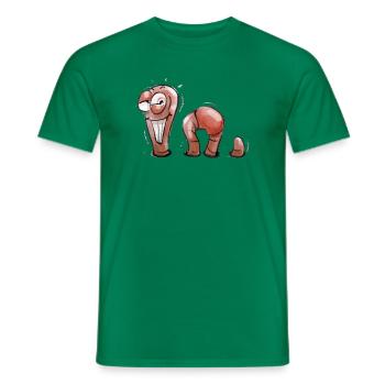 Wurmi - Männer T-Shirt - Kelly Green - Vorne - AI Model Male 178 dark (178cm)