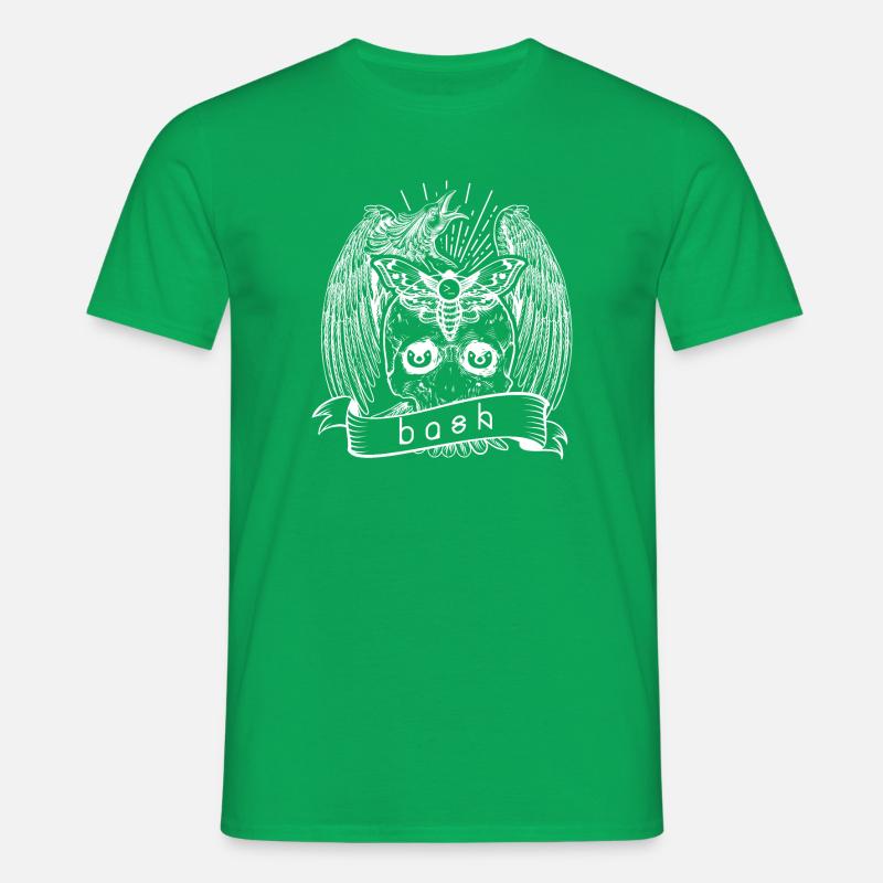 bash shell linux - Men's T-Shirt - kelly green