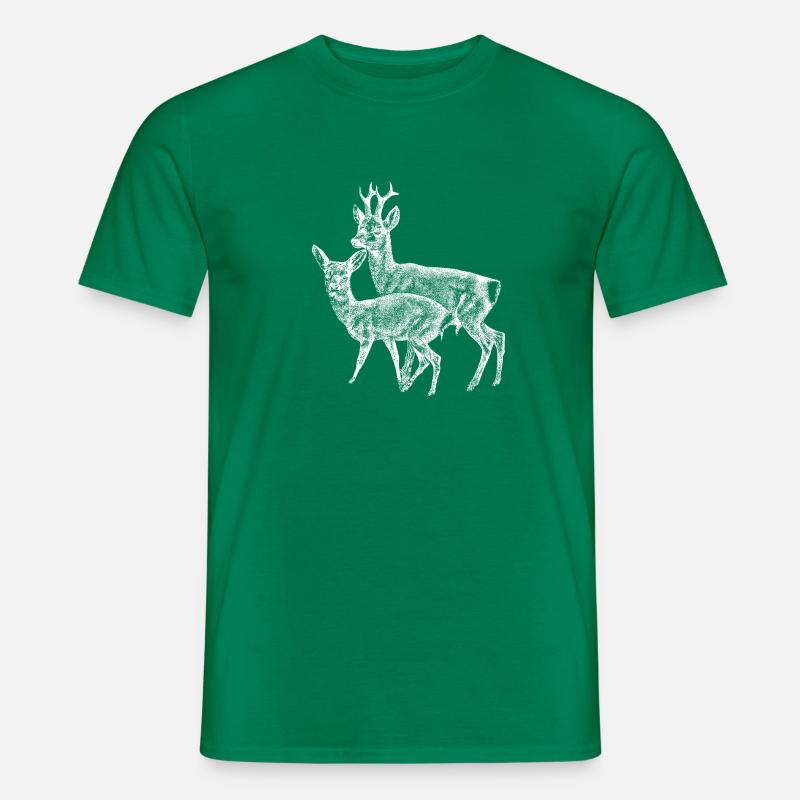 Reh - Männer T-Shirt - Kelly Green