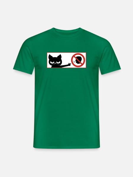 katze, hals Maul - Männer T-Shirt - Kelly Green