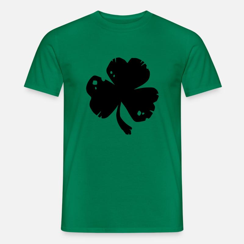 St. Patrick's Day Klee - Männer T-Shirt - Kelly Green