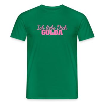 Chère Golda, - T-shirt homme - vert - Devant - AI Model Male 178 dark (178cm)