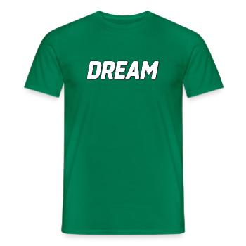Dream Bold Typografie-Kunst - Männer T-Shirt - Kelly Green - Vorne - AI Model Male 178 dark (178cm)