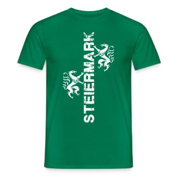 Steiermark - Männer T-Shirt - Kelly Green - Vorne - AI Model Male 178 dark (178cm)