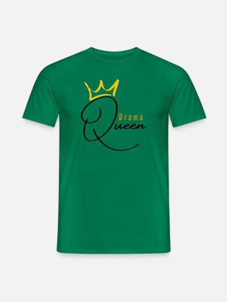 Drama Queen - Männer T-Shirt - Kelly Green