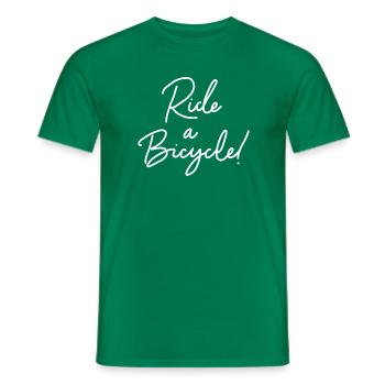 Vélo vélo vélo de course - T-shirt homme - vert - Devant - AI Model Male 178 dark (178cm)