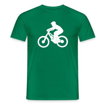 Fahrrad Bike Sport - Männer T-Shirt - Kelly Green - Vorne - AI Model Male 178 dark (178cm)