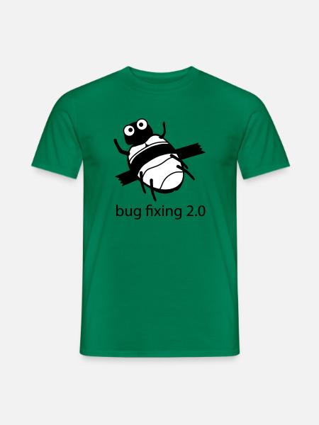 correction de bogue 2.0 - T-shirt homme - vert