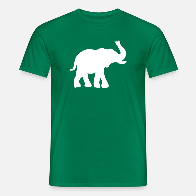 Elefant Savanne Dickhäuter - Männer T-Shirt - Kelly Green