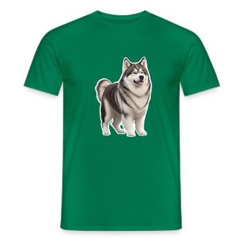 Malamut - Männer T-Shirt - Kelly Green - Vorne - AI Model Male 178 dark (178cm)