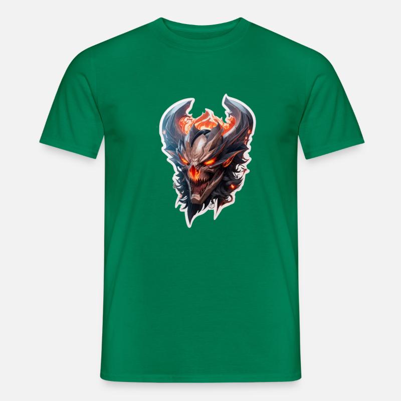 Halloween Todesengel - Männer T-Shirt - Kelly Green