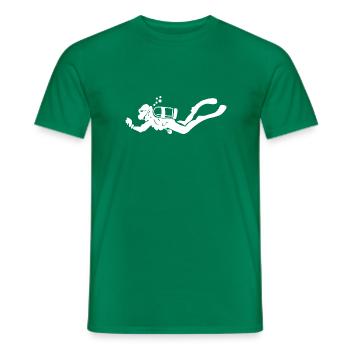 Plongée Sport Hobby - T-shirt homme - vert - Devant - AI Model Male 178 dark (178cm)