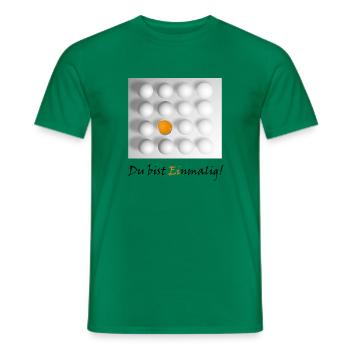 unique - Men's T-Shirt - kelly green - Front - AI Model Male 178 dark (178cm)