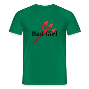 Bad Girl - T-shirt homme - vert - Devant - AI Model Male 178 dark (178cm)
