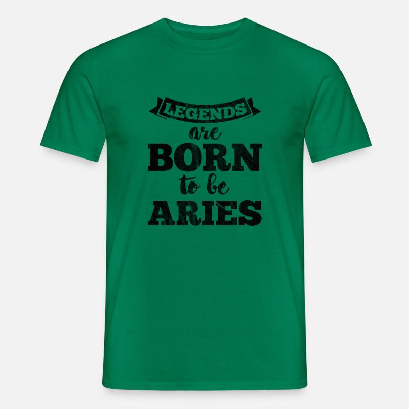 Sternzeichen Widder / Zodiac Aries - Männer T-Shirt - Kelly Green