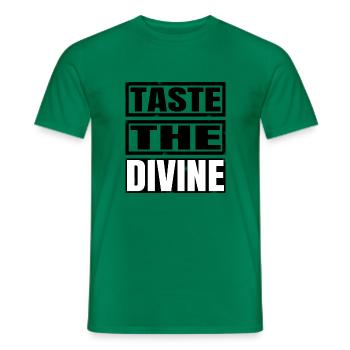 culinary bliss gift idea happy present idea - Männer T-Shirt - Kelly Green - Vorne - AI Model Male 178 dark (178cm)