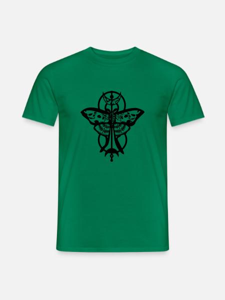 Schädelmotte - Männer T-Shirt - Kelly Green