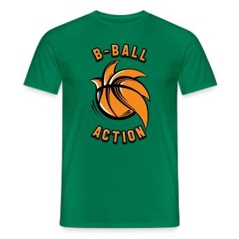 Bball - T-shirt homme - vert - Devant - AI Model Male 178 dark (178cm)