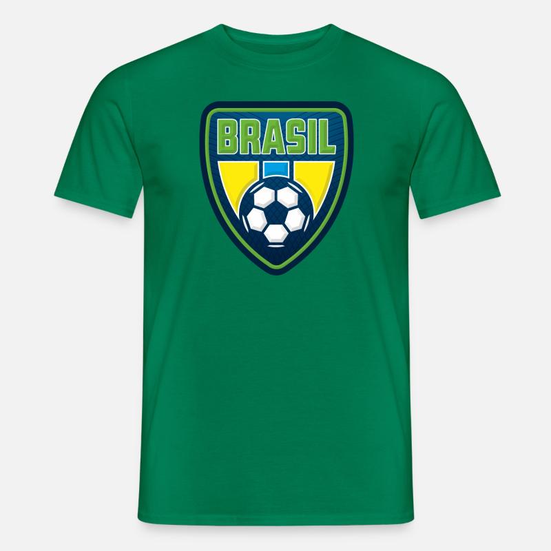brasil - Männer T-Shirt - Kelly Green